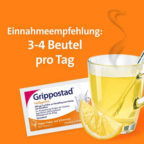 Grippostad Hei&szlig;getr&auml;nk bei Schmerzen und Fieber  - 7