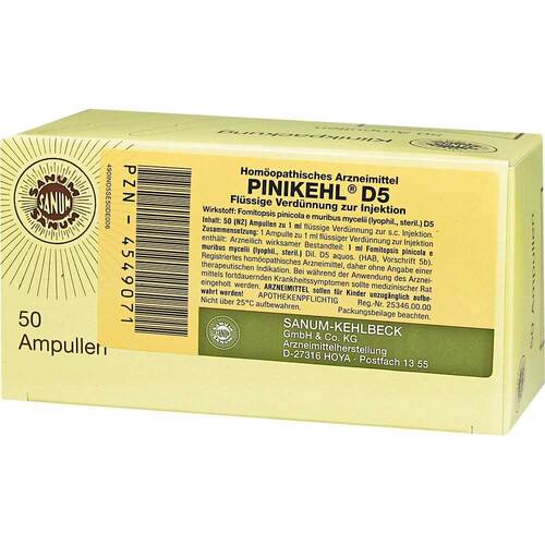 Pinikehl Ampullen D 5 - 1