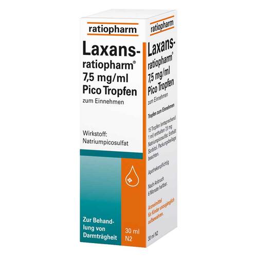 Laxans-ratiopharm® 7,5 mg/ml Pico Tropfen zum Einnehmen - 1