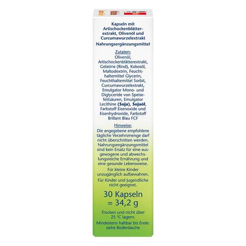 Doppelherz Artischocke+Oliven&ouml;l+Curcuma Kapseln - 3