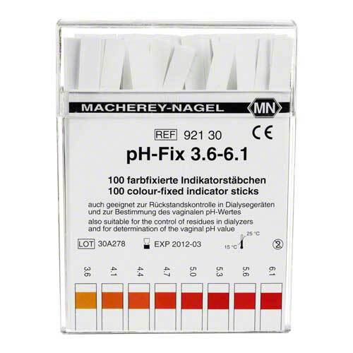 PH Fix Indikatorst&auml;bchen pH 3,6 - 6,1 - 1