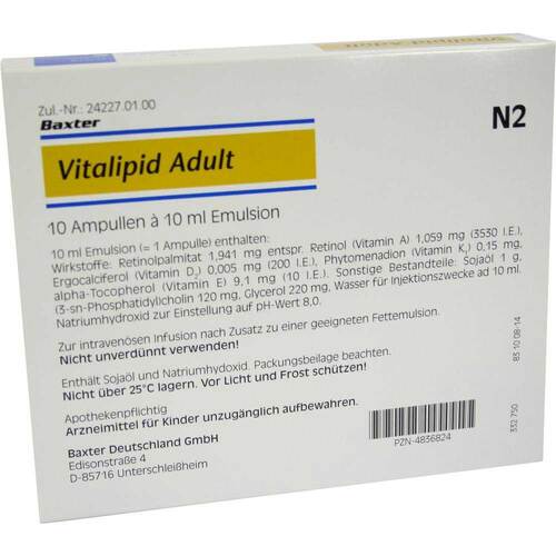 Vitalipid Adult Ampullen - 1