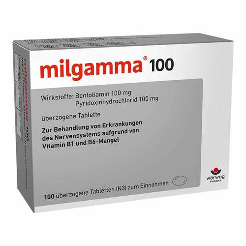 milgamma® 100 mg Vitamin B1 + Vitamin B6 Tabletten - 1