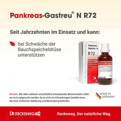 Pankreas Gastreu N R 72 Tropfen zum Einnehmen - 2