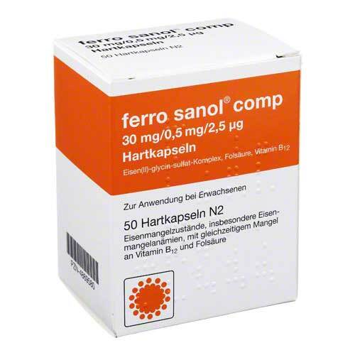 ferro sanol® comp. Hartkapseln mit magensaftresistent &uuml;berzogene Pellets - 1