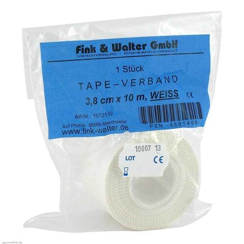 Tape 3,8cmx10m wei&szlig; - 1