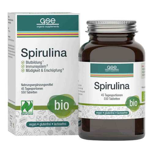 Spirulina 500 mg Bio Naturland Tabletten - 1