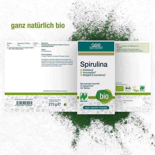 Spirulina 500 mg Bio Naturland Tabletten - 2