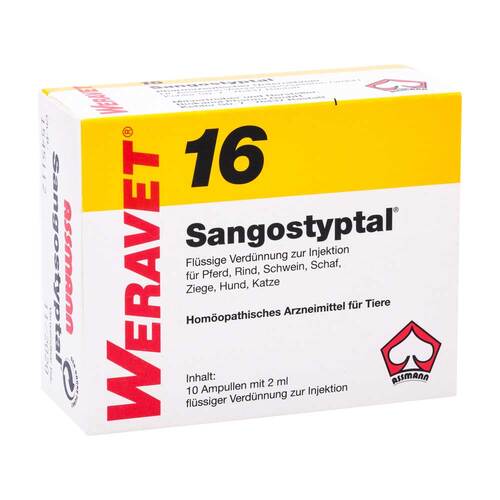 Sangostyptal 16 vet. Ampullen - 1