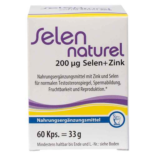 Selennaturel 200 µg + Zink Kapseln - 1