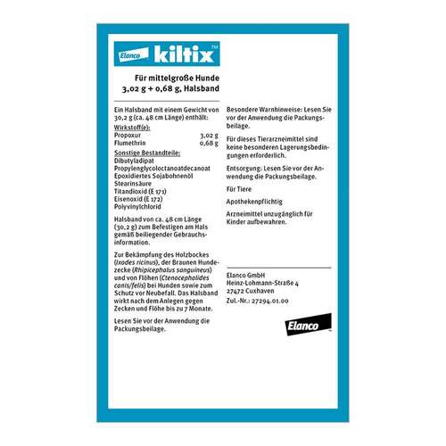 Kiltix f&uuml;r mittelgro&szlig;e Hunde Halsband - 3