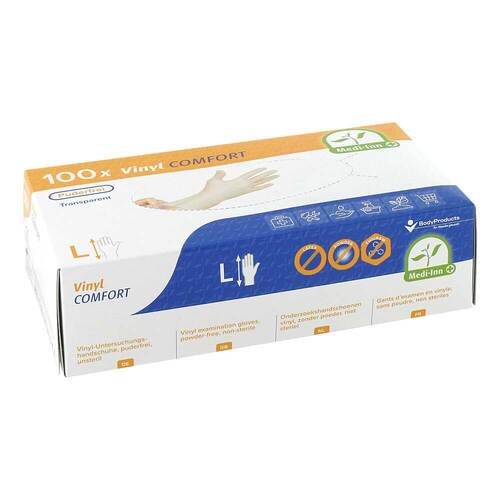 Medi Inn Einmal Hands.Vinyl puderfrei Gr&ouml;&szlig;e L - 1