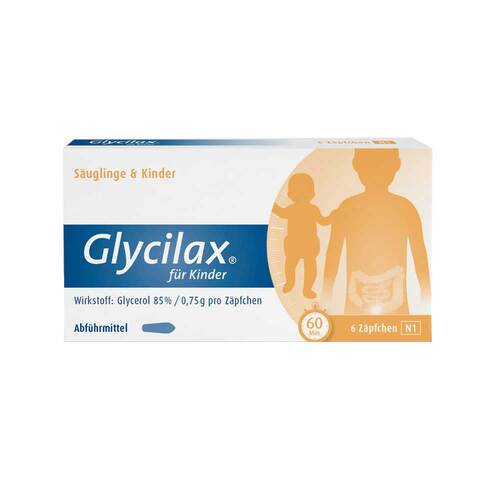 Glycilax® Z&auml;pfchen f&uuml;r Kinder - 1