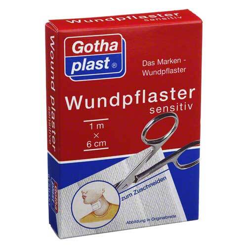 Gothaplast Wundpflaster sensitiv 6 cm x 1 m geschnitten - 1