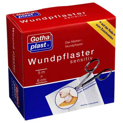 Gothaplast Wundpflaster sensitiv 6 cm x 5 m - 1