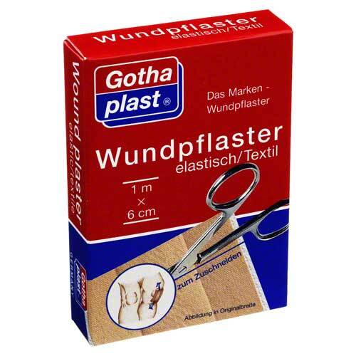 Gothaplast Wundpflaster elast 6 cm x 1 m geschnitten - 1