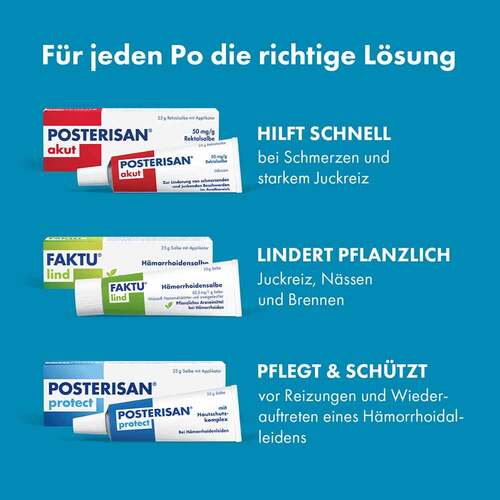 POSTERISAN akut 50 mg/g Rektalsalbe - 7