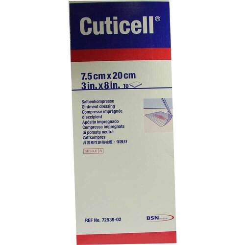 Cuticell Salbenkompresse 7,5x20 cm - 1