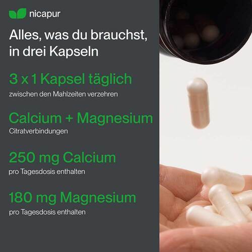 Nicapur Calcium Magnesium Citrat Kapseln - 5