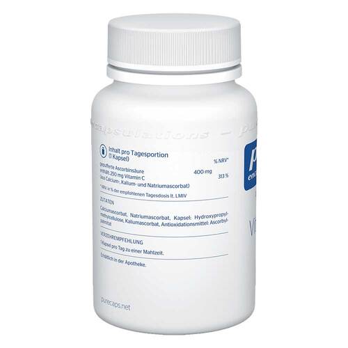 Pure Encapsulations Vitamin C 400 gepuffert Kapseln - 3