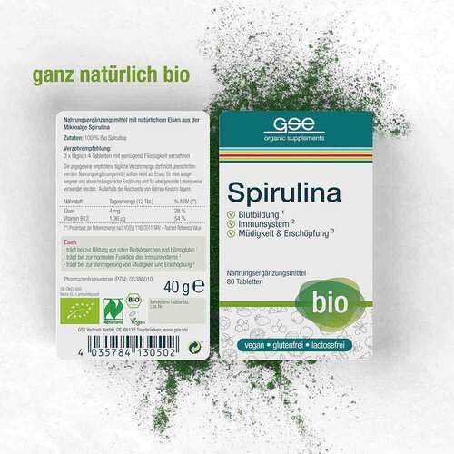 Spirulina 500 mg Bio Naturland Tabletten - 2