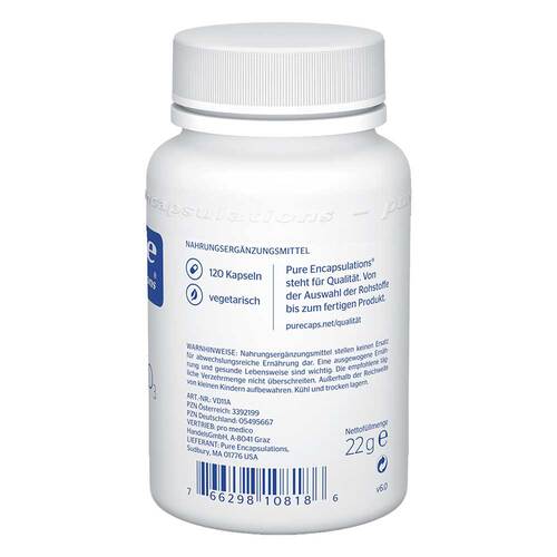 Pure Encapsulations Vitamin D3 1000 I.E. Kapseln - 2