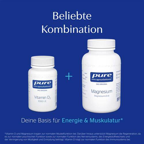 Pure Encapsulations Vitamin D3 1000 I.E. Kapseln - 6