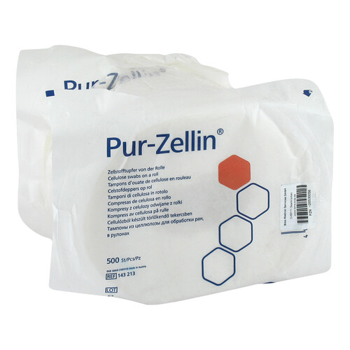 Pur Zellin 4x5cm unsteril Rolle zu 500 St. - 1