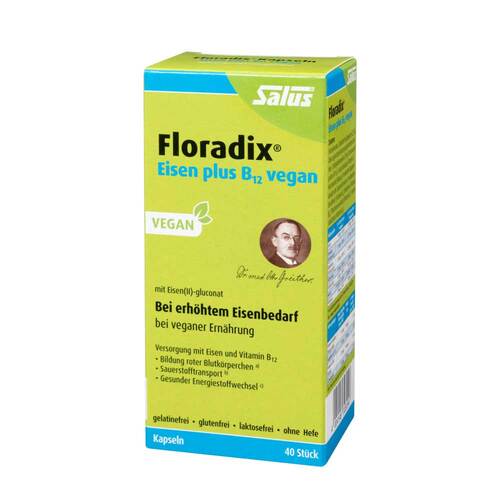 Floradix Eisen plus B12 vegan Kapseln - 2