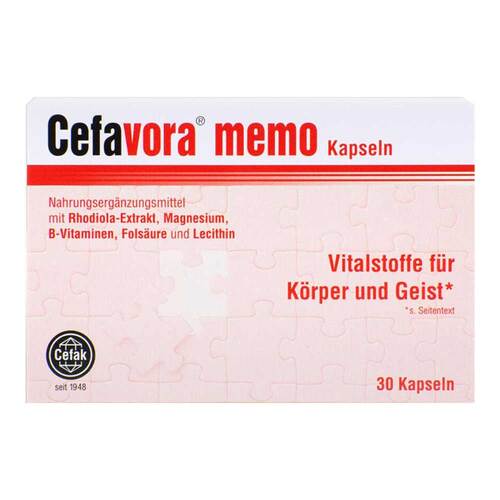 Cefavora memo Weichgelatinekapseln - 1