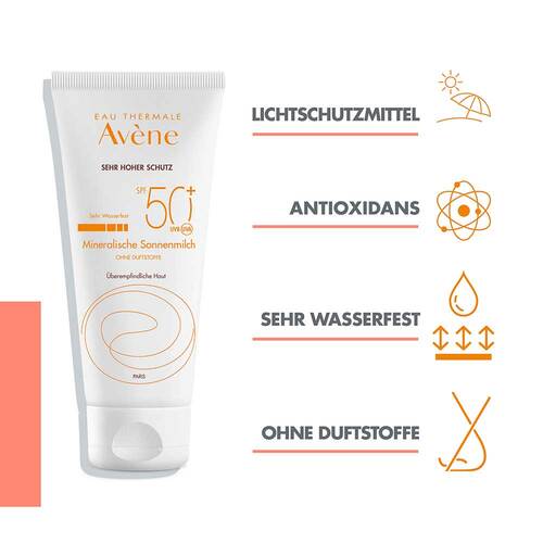 Avene Mineralische Sonnenmilch SPF 50+ - 2