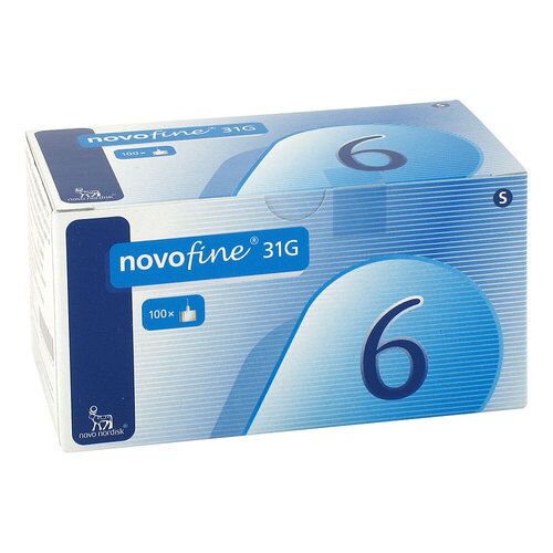 Novofine 6 Kan&uuml;len 0,25x6 mm 31 G - 1