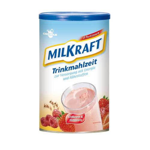 Milkraft Trinkmahlzeit Erdbeere / Himbeere Pulver - 1