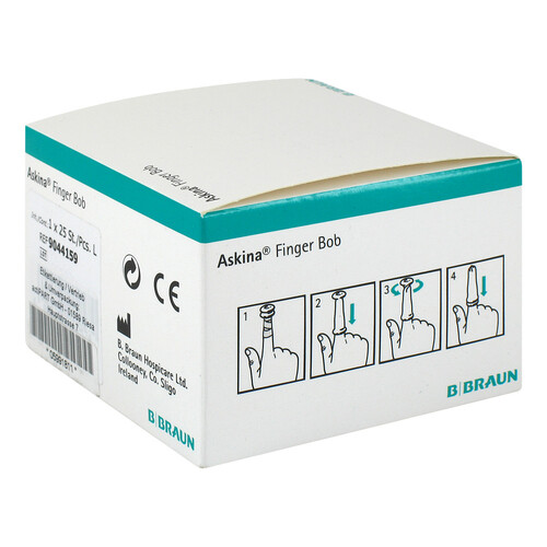 Askina Finger Bob gro&szlig; farbig Verband - 1