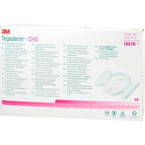 Tegaderm 3M Chg i.v. Fixierband 8,5x11,5cm 1657R - 1