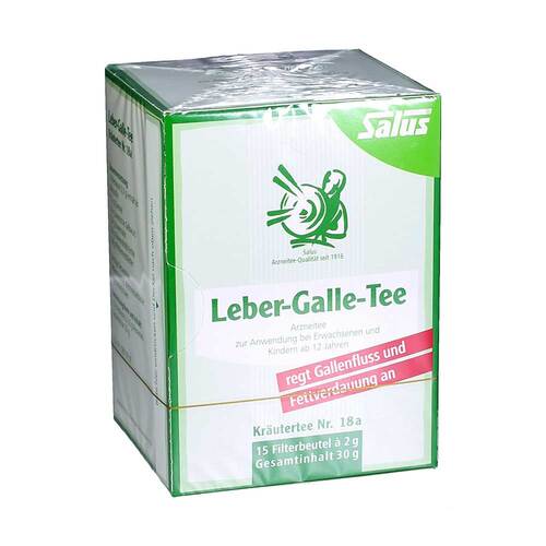 Leber Galle-Tee Kr&auml;utertee Nr.18a Salus Filterb. - 1