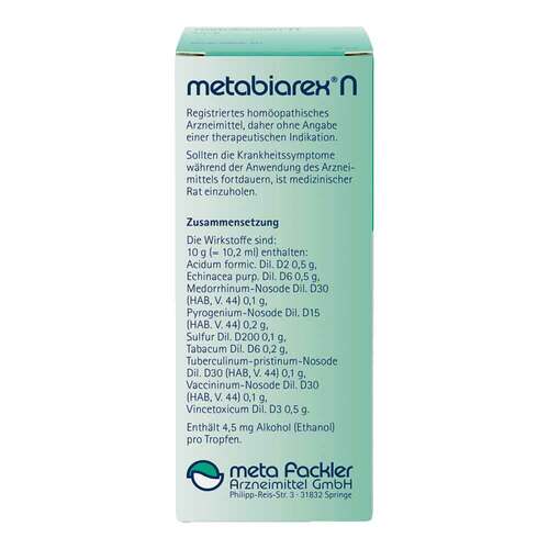 Metabiarex N Tropfen zum Einnehmen - 2
