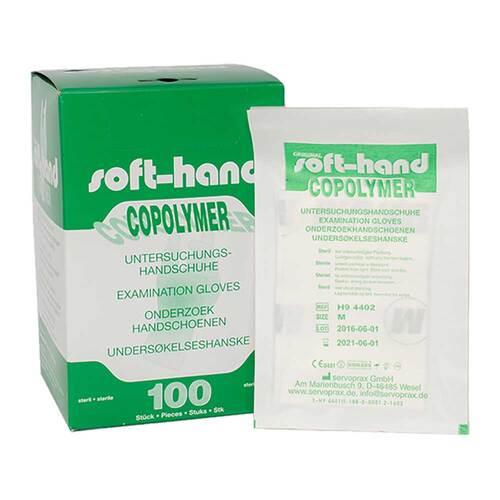 Handschuhe Einmal Copolymer steril Gr&ouml;&szlig;e M - 1