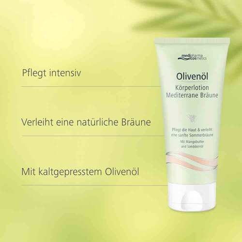 Oliven&ouml;l K&ouml;rperlotion Mediterrane Br&auml;une - 4