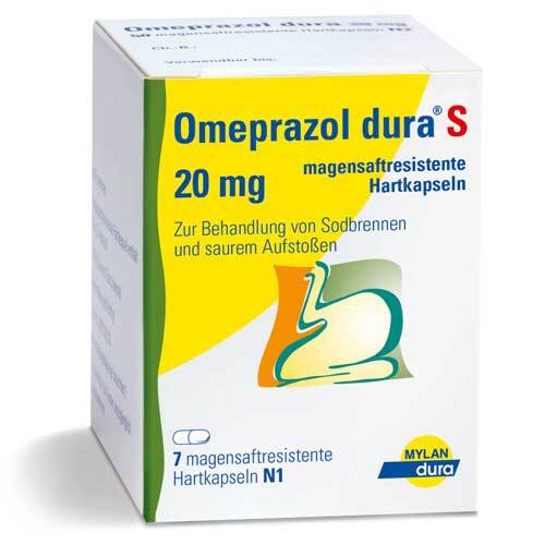 Omeprazol Dura S 20 Mg Magensaftresistente Kapseln Pharmeo