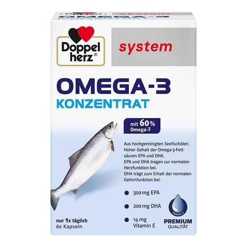 Doppelherz system Omega-3 Konzentrat Kapseln - 1