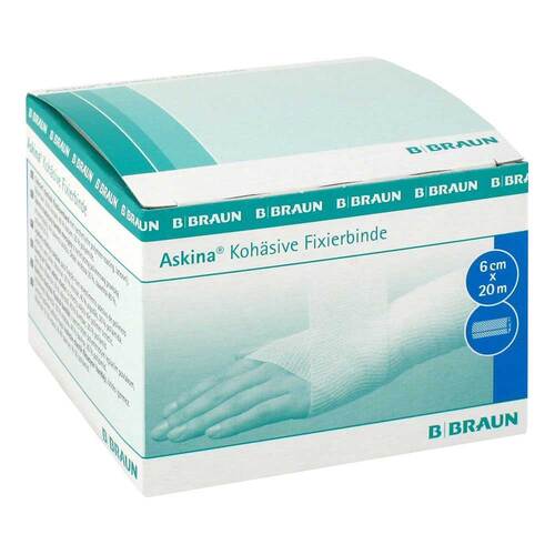 Askina Fixierbinde 20mx6cm koh&auml;siv - 1
