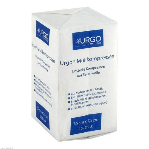 Urgo Mullkompressen 7,5x7,5c m unsteril - 1