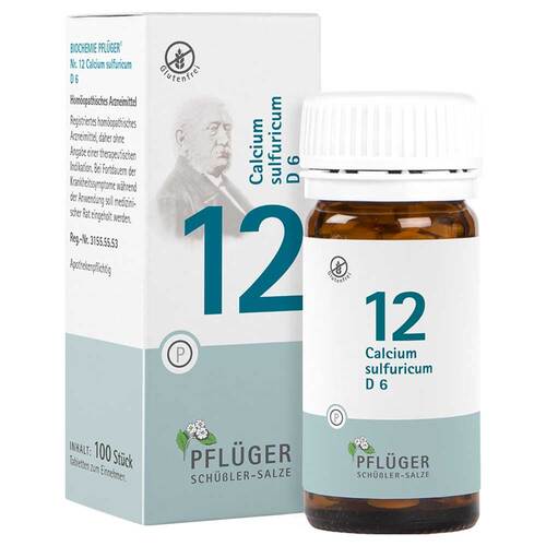 Biochemie Pfl&uuml;ger 12 Calcium sulfuricum D 6 Tabletten - 1