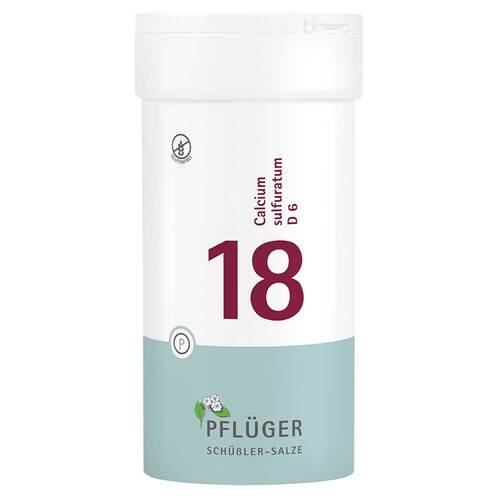 Biochemie Pfl&uuml;ger 18 Calcium sulfuratum D 6 Tabletten - 1