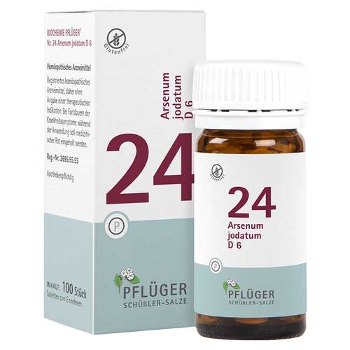 Biochemie Pfl&uuml;ger 24 Arsenum jodatum D 6 Tabletten - 1