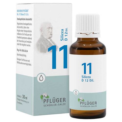 Biochemie Pfl&uuml;ger 11 Silicea D 12 Tropfen - 1