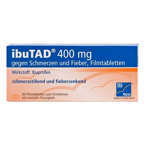 Ibutad 400 mg gegen Schmerzen und Fieber Filmtabletten - 1