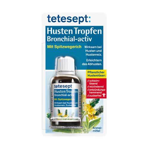 Tetesept Hustentropfen Bronchial-activ zuckerfrei - 1