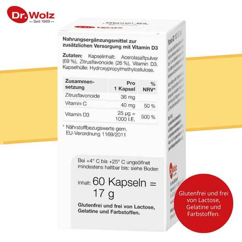 Vitamin D3 1000 I.E. plus Dr. Wolz Kapseln - 7